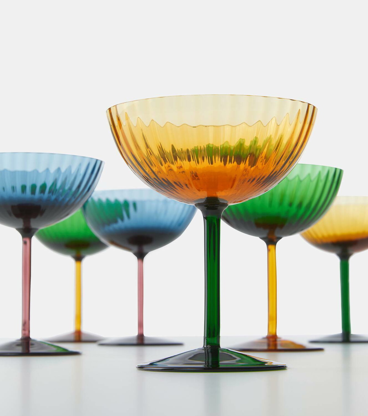 La DoubleJ Set of 2 champagne coupe glasses