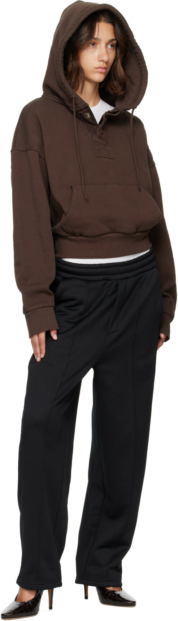 Entire Studios Brown Surge Hoodie