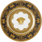 Versace Black Rosenthal 'I Heart Baroque' Bread Plate