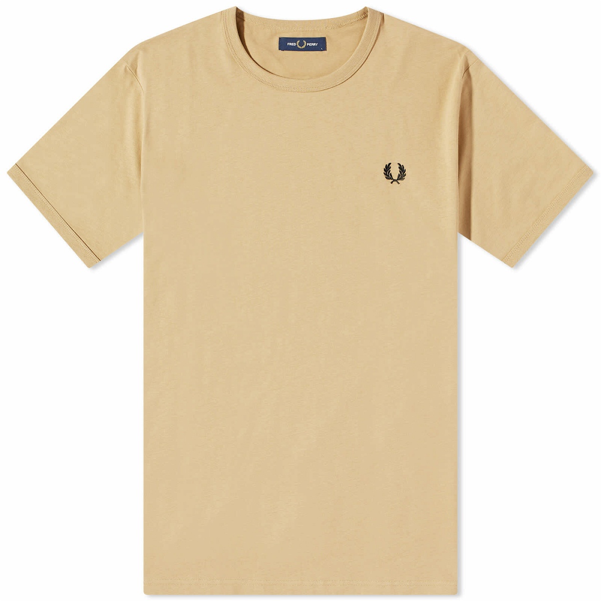 Fred Perry Authentic Men's Ringer T-Shirt in Warm Stone Fred Perry ...