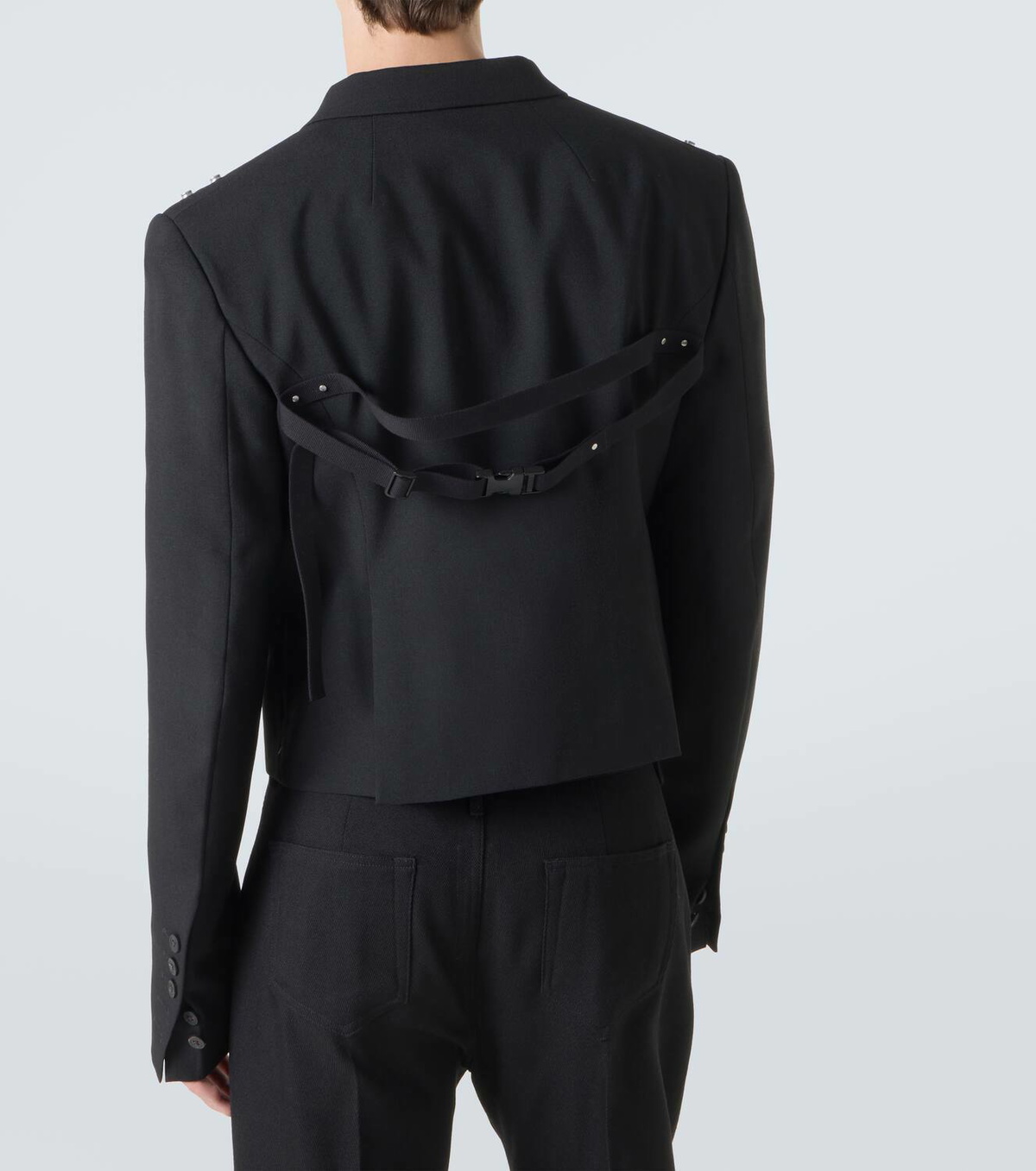 Rick Owens Alice studded virgin wool blazer Rick Owens