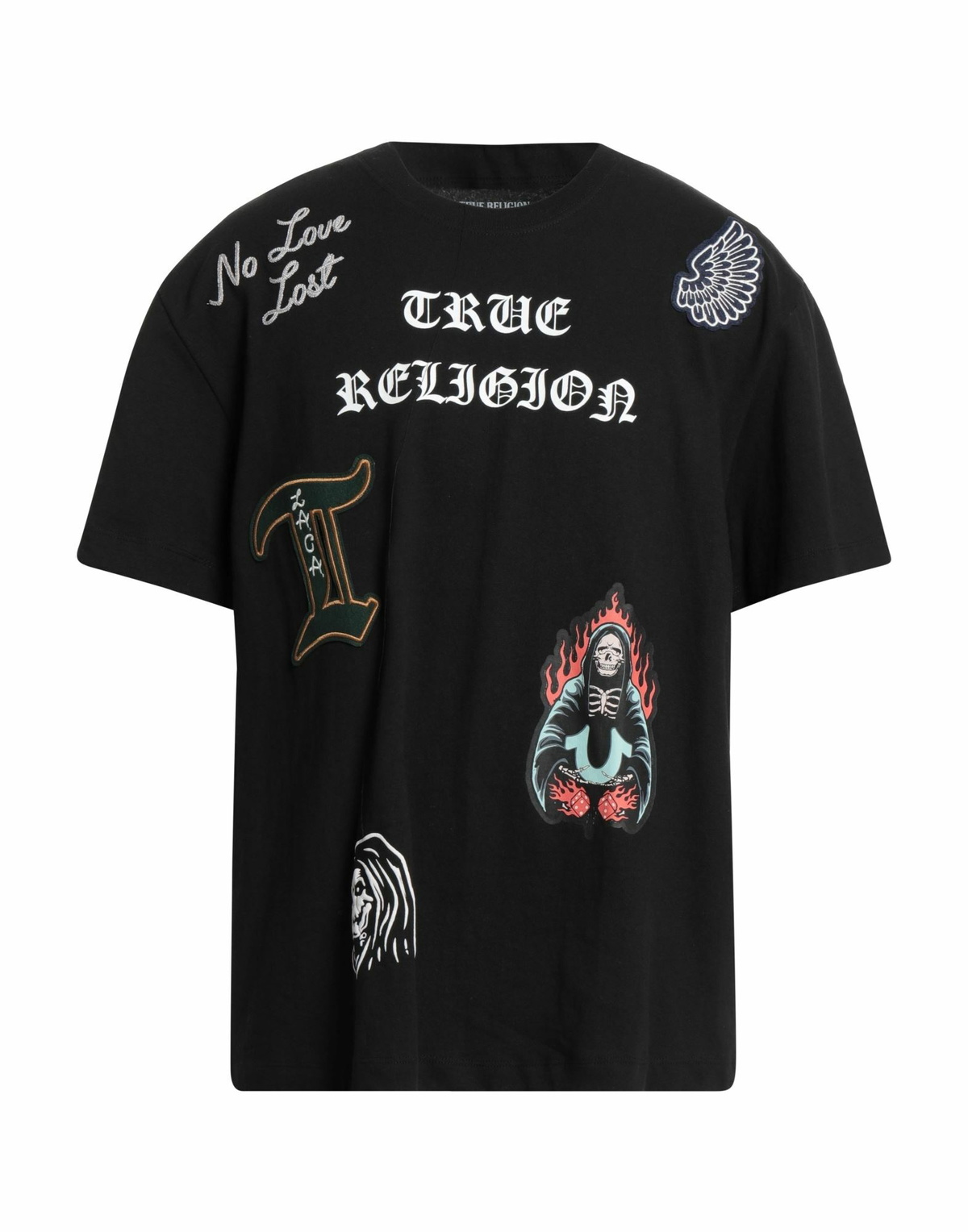 True Religion Mens T-shirt in Black