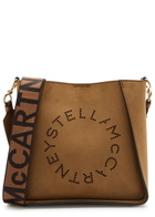 Stella Mccartney Stella Logo Mini Faux Suede Cross-body bag - Brown - One Size