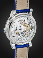 Bovet - Récital 15 Limited Edition Hand-Wound 42mm Titanium and Leather Watch, Ref. No. R150021