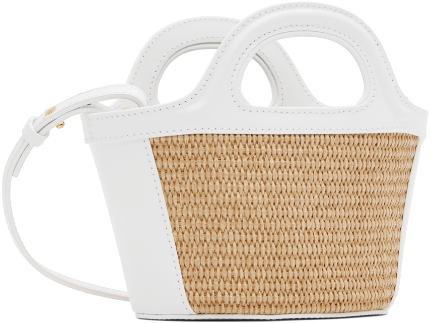 Marni White Micro Tropicalia Tote Marni