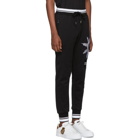 Dolce and Gabbana Black Heart Lounge Pants