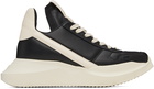 Rick Owens Black Porterville Geth Runner Sneakers