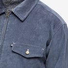 Pass~Port Men's Cord Zip Jacket in Navy