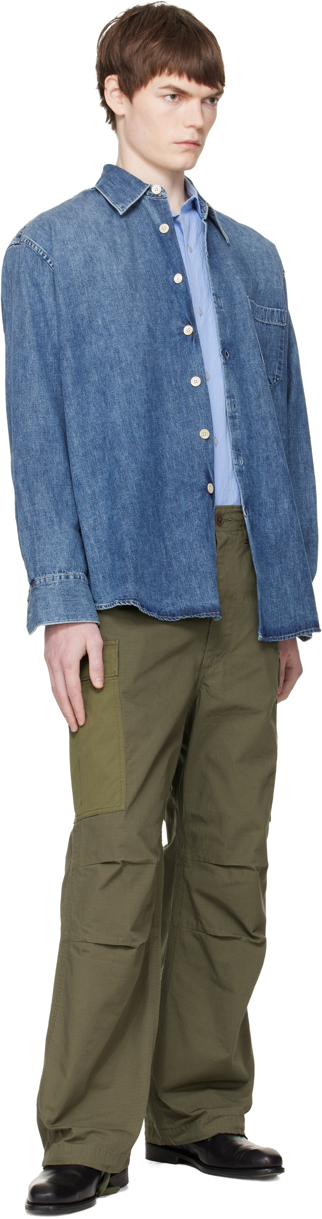 nanamica Khaki Ripstop Cargo Pants