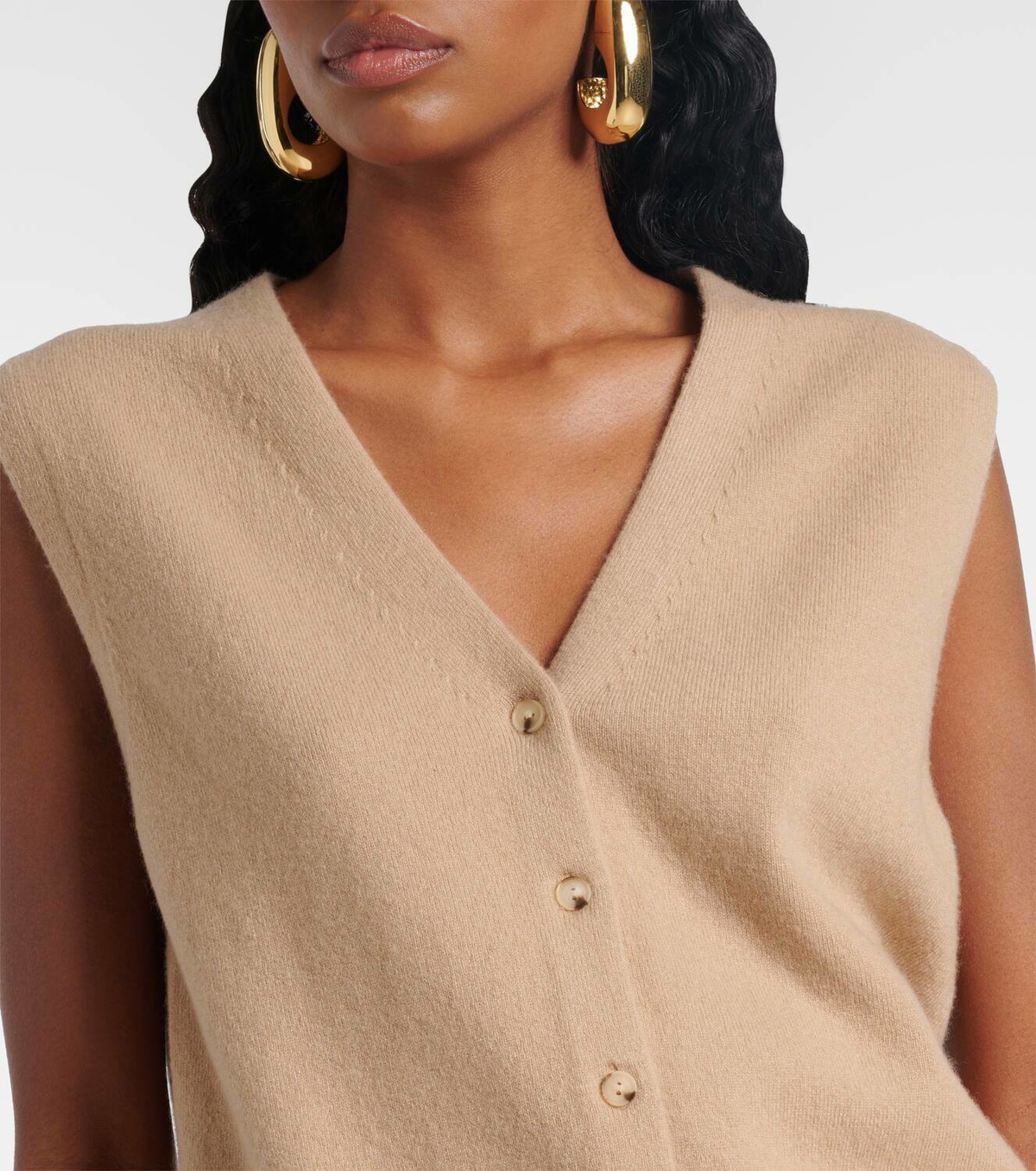 Vince Wool and cashmere-blend vest
