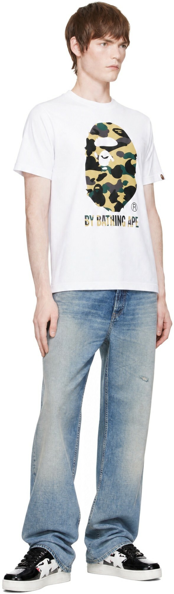 BAPE White 1st Camo T-Shirt