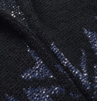 Saint Laurent - Bahar Sequin-Embellished Knitted Hooded Cardigan - Men - Black