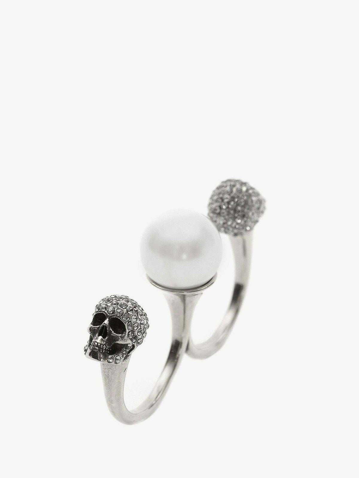 Alexander Mcqueen Ring Silver Womens Alexander McQueen