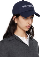 Sporty & Rich Navy H&W Crest Cap
