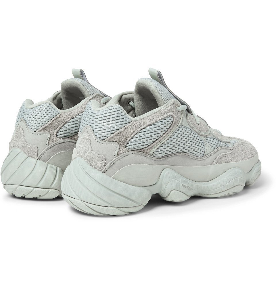 Adidas originals yeezy 500 leather suede 2025 and mesh sneakers