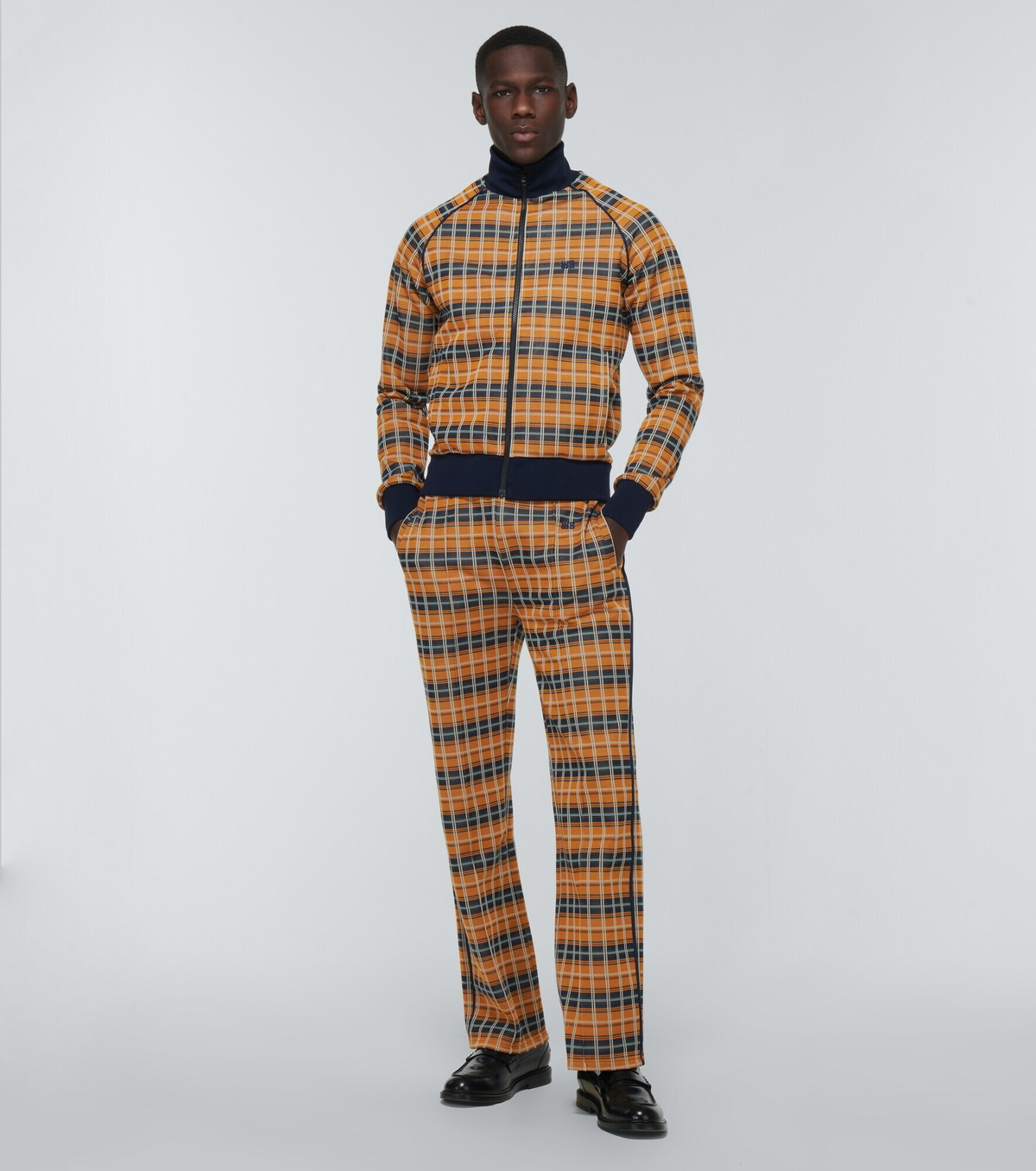 Wales Bonner - Samuel checked track jacket Wales Bonner
