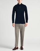 Drumohr Mens Polo shirt Midnight in Blue