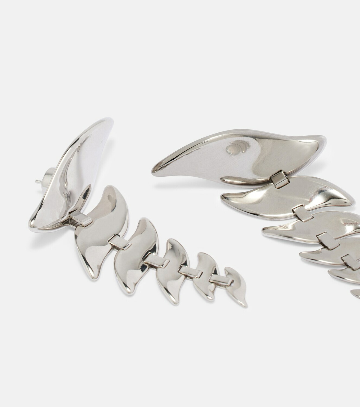 Khaite Leaf drop earrings
