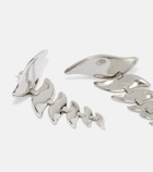 Khaite Leaf drop earrings
