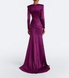 Alex Perry Satin crêpe gown