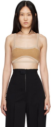 Jacquemus Tan Le Papier 'Le Bandeau Bellinu' Bra