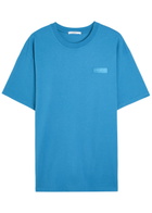 Givenchy Logo-appliquéd Cotton T-shirt Blue