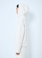 Max Mara Logo Embroidery Hooded Sweatshirt