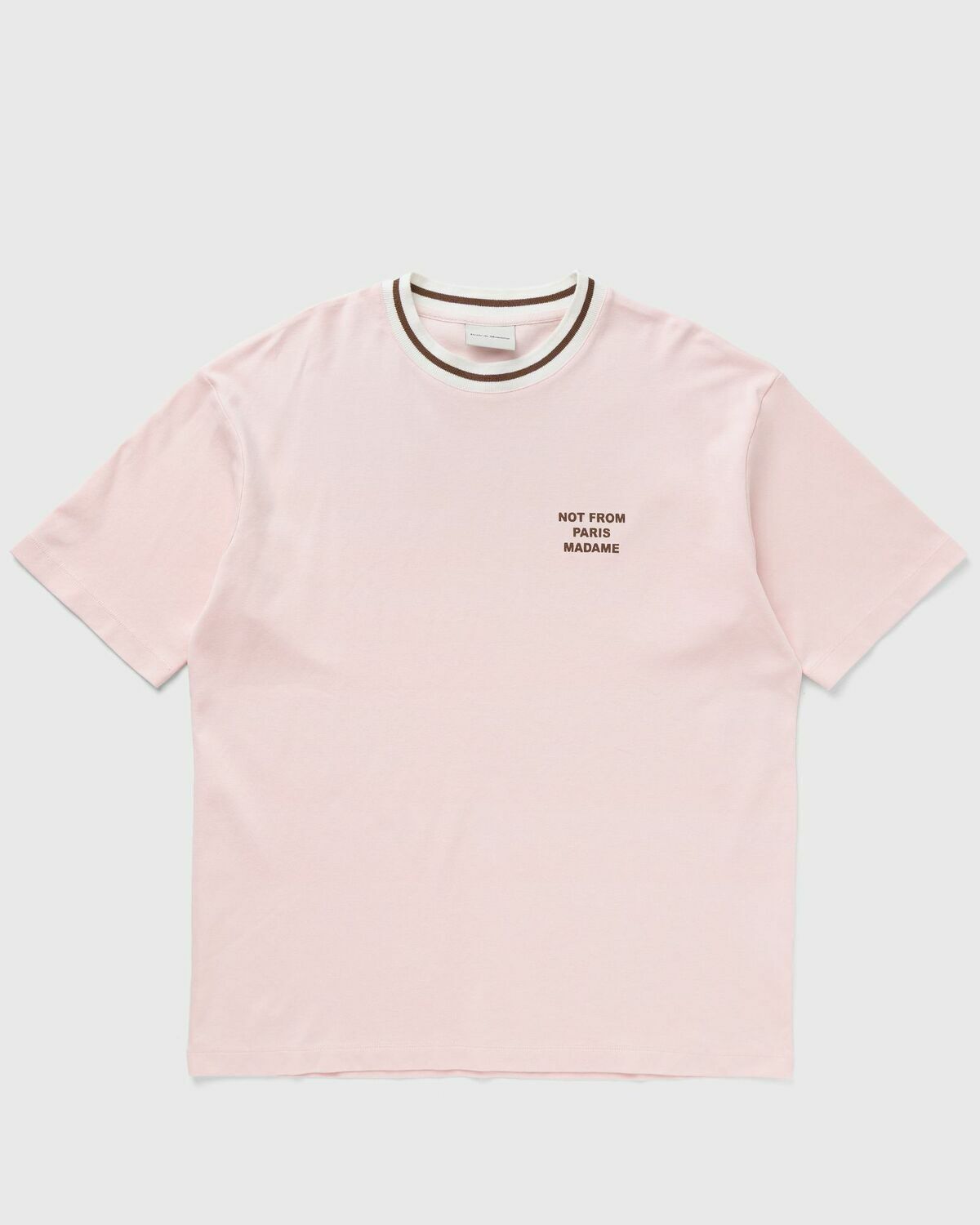 Drôle de Monsieur Slogan Sport Tee pink Mens Shortsleefe