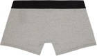 Palm Angels Two-Pack Gray 'Palm Angels' Boxer Briefs