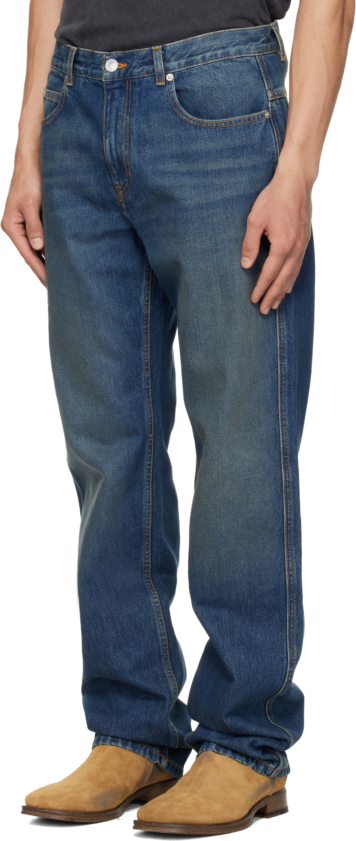 Isabel Marant Blue Lewys Jeans