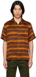 Wales Bonner Brown & Orange Rhythm Shirt