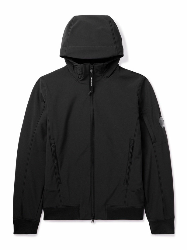 Photo: C.P. Company - Logo-Appliquéd Shell-R Hooded Jacket - Black