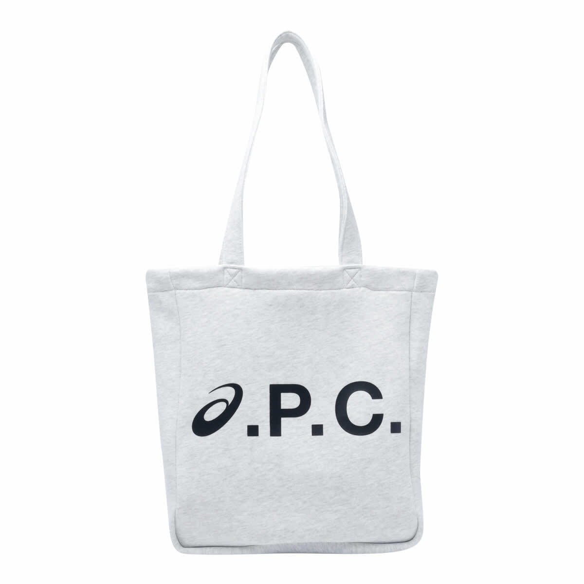 A.P.C. - Sacai Logo-Print Nylon-Trimmed Denim Tote Bag