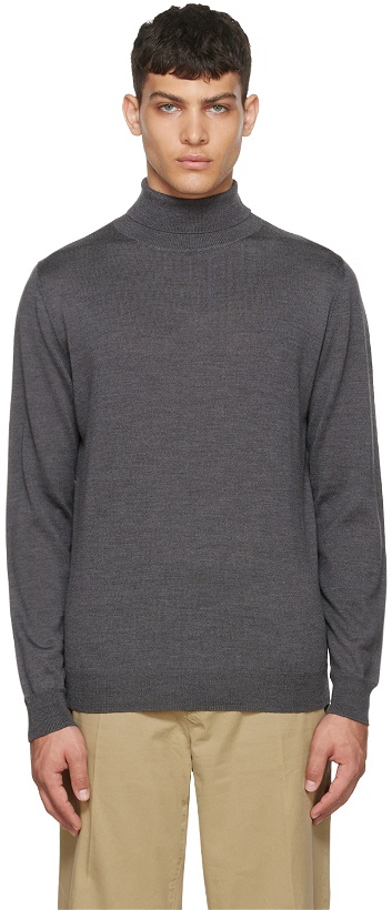 Photo: A.P.C. Gray Dundee Sweater