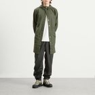 Rains Long Jacket in Green