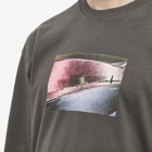 Polar Skate Co. Men's Long Sleeve Bache T-Shirt in Dirty Black