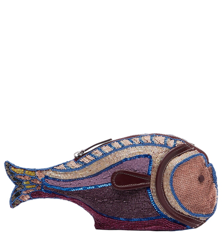 Photo: Staud Pesce beaded clutch
