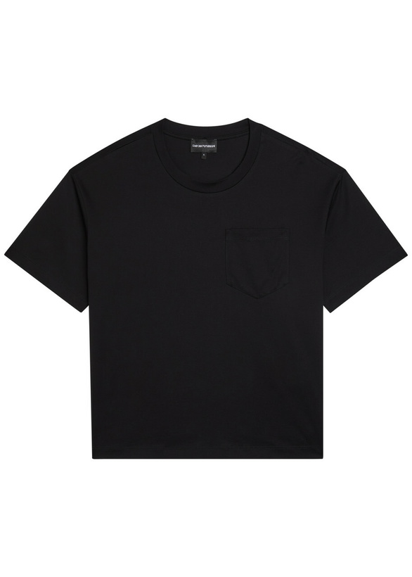 Photo: Emporio Armani Cotton T-shirt Black