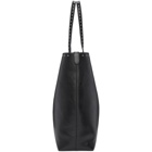 Alexander McQueen Black Studded North/South Shopper Tote