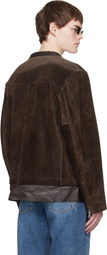 OUR LEGACY Brown Drift Suede Jacket