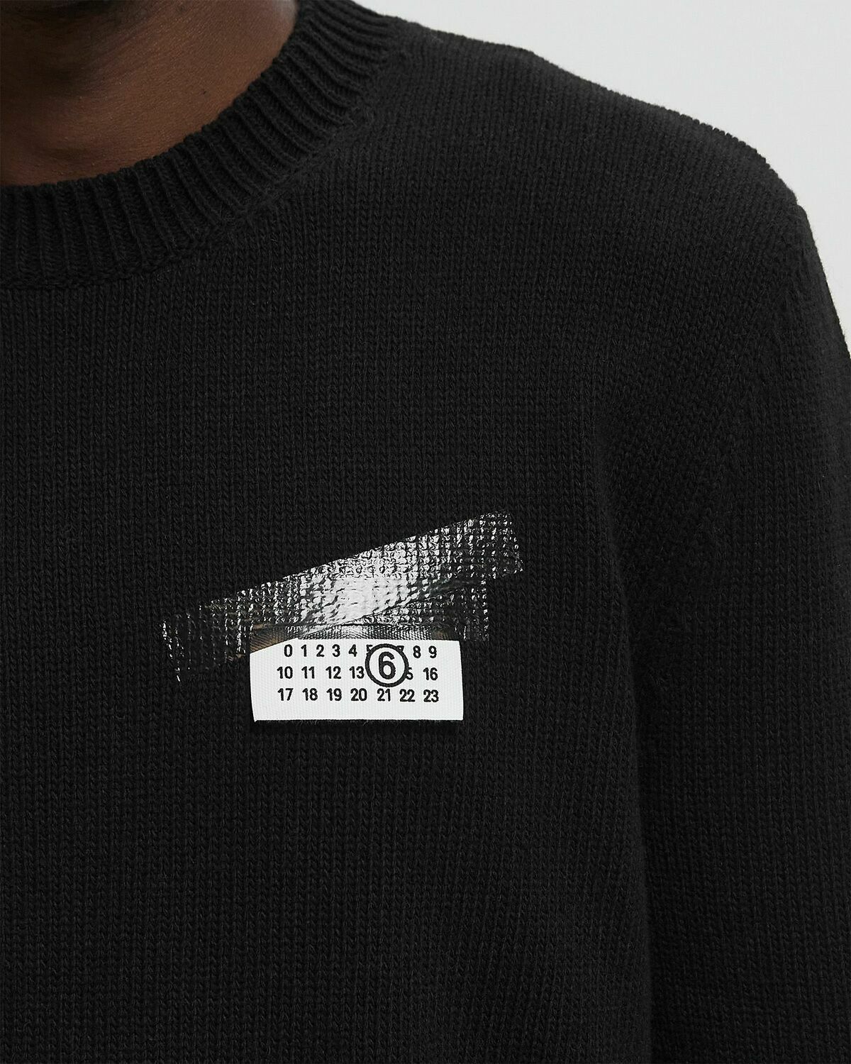 Maison Margiela MM6 CREWNECK Black Mens Pullover