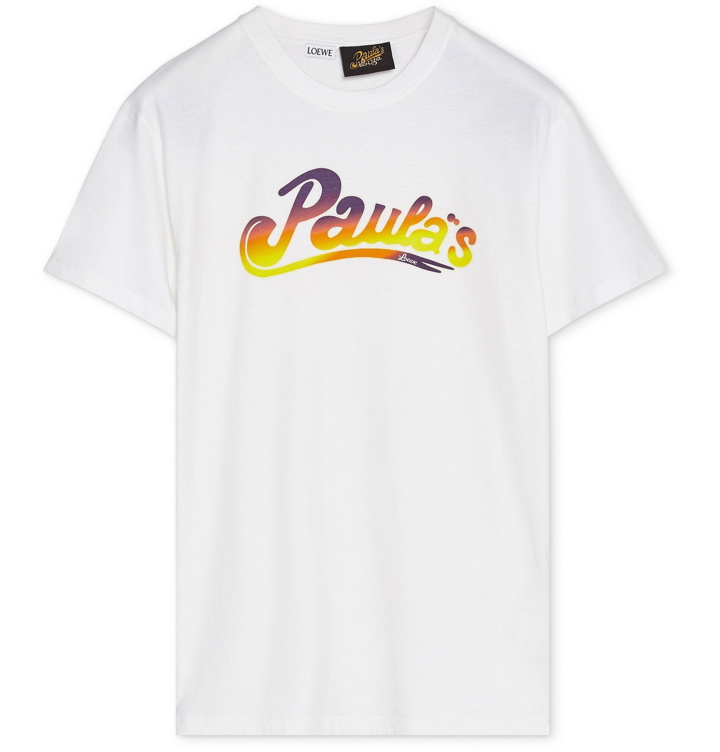 Photo: Loewe - Paula’s Ibiza Logo-Print Cotton-Jersey T-Shirt - Unknown
