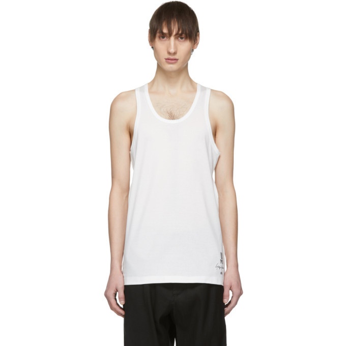 Photo: Y-3 White New Classic Tank Top