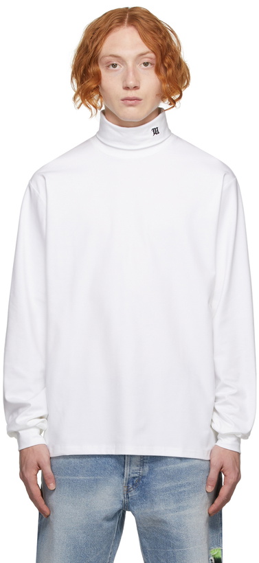 Photo: MISBHV White Monogram Turtleneck