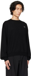 Coperni Black Branded Sweater