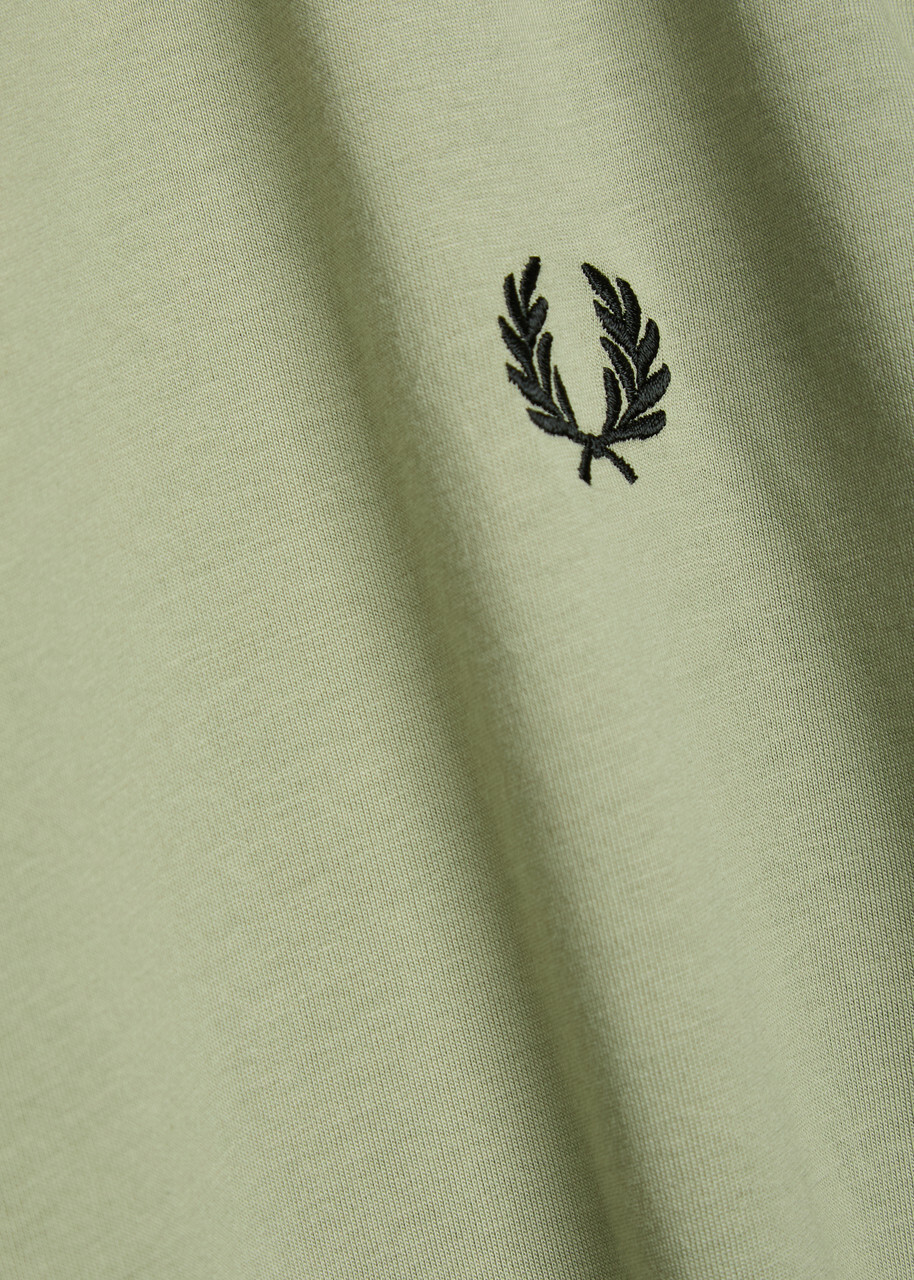 Fred Perry Embroidered Logo Cotton T-shirt Green