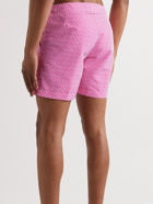 Orlebar Brown - Bulldog Alado Straight-Leg Mid-Length Printed Swim Shorts - Pink