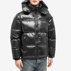 Purple Brand Men's Nylon Down Puffer Jacket in Black