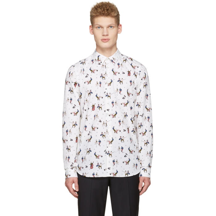 Photo: PS by Paul Smith Cream Dancers Shirt