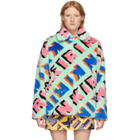 Kirin Multicolor Eco-Fur Typo Jacket